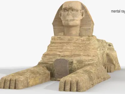The Great Sphinx 3D model