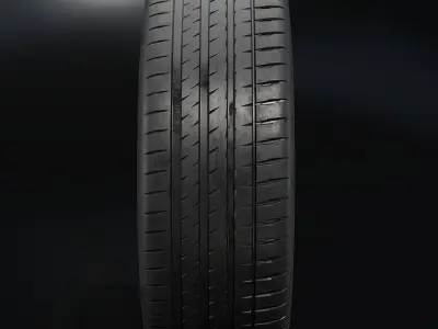 Michelin Pilot Sport 4s 215 35 ZR18 3D model