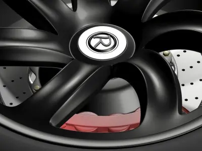 R Spirit wheel 3D model