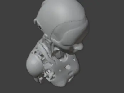robot  3D model order