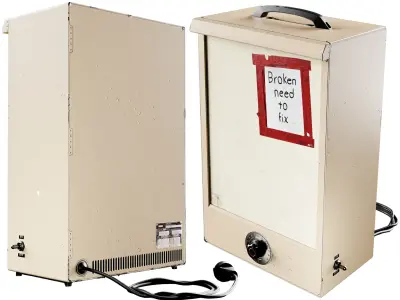 Vintage Radiography Lightbox By Picker Low-poly 3D model