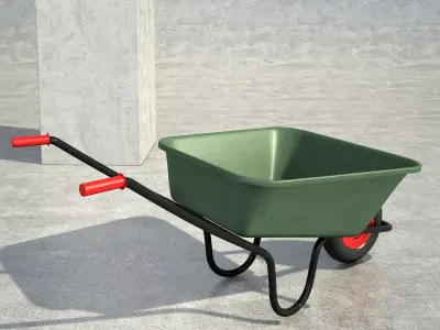 Wheelbarrow 1 3D model