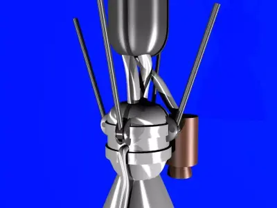 Rocket Engine 3D model get