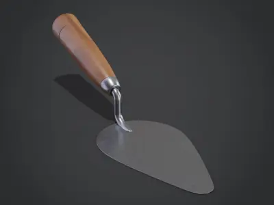 Brick Trowel 3D model purchase