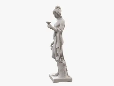 Ganymede Offering the Cup 3D model