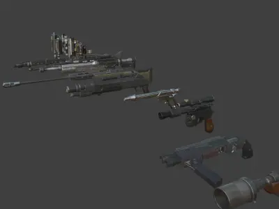 Fortnite Star Wars Items Free 3D model