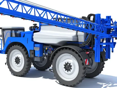 Self Propelled Farm Sprayer 3D model purchase