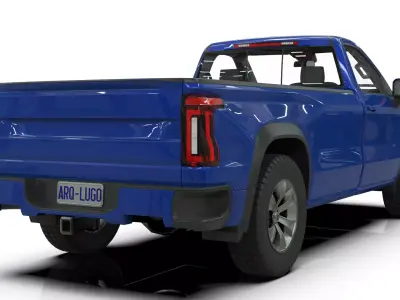 2027 Silverado Concept Single Cab Extended Bed 3D model