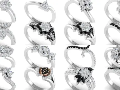 3DM 55 RING FILES 3D Model Pack
