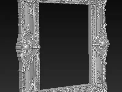 Frame Relief 9 3D Model 3D print model