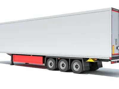 Refrigerator Semi Trailer 3D model