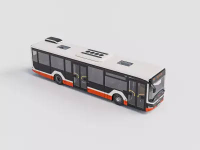 MAN Lions City bus Prague PID - Autobusy Praha 3D model