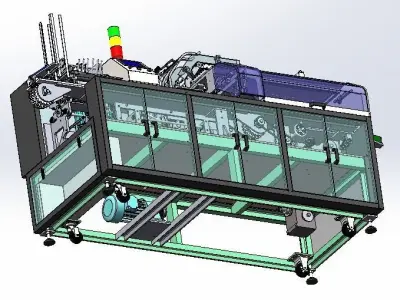 Automatic high-speed cartoning machine  3D model