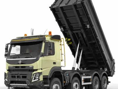 Volvo FMX 2014 3D model