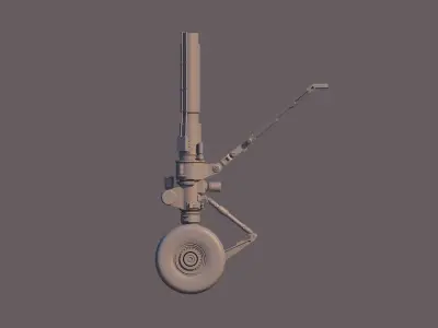 Landing gear - Chassi 3D model