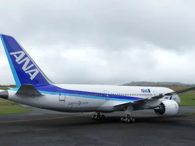Boeing 787-8 Dreamliner ANA Livery 3D model purchase