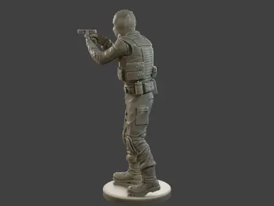 CzechSlovak Police Tactical Unit CPTU2 003 3D print model