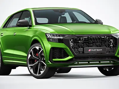 2020 Audi RS Q8 3D model