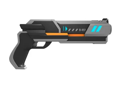 Sci Fi Gun 3D model shop