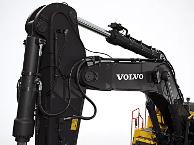 2020 Volvo EC950E Large Crawler Excavator 3D model