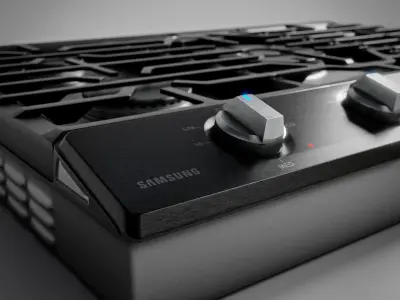 Built-in Gas Cooker 3D model