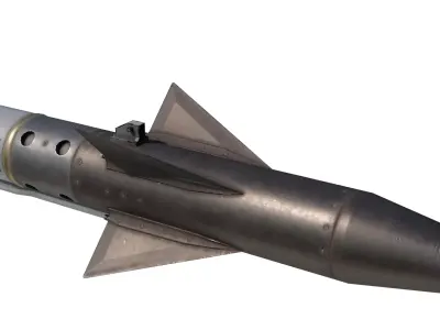 USAAF AIM-9X AIM9 Sidewinder Missile AIM9X 3D model