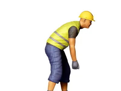 N6 Railway Track Worker 3D print model