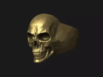Skull Ring 3D print model