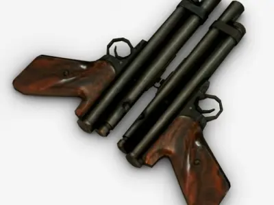 Tranquilizer Gun 3D model