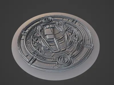 Car Pendant Medallion 3D print model 79