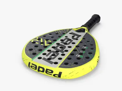 Padel Tennis Racket Generic 3D model