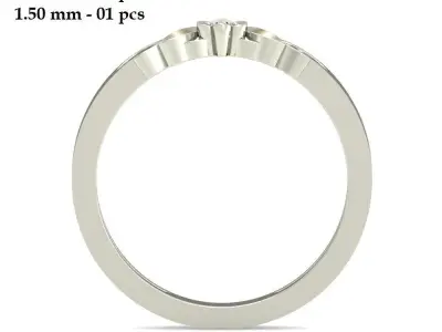 Wedding Ring  3D print model 135