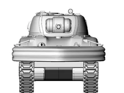 TANK SHERMANN DD  3D model