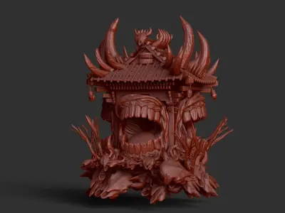 Malevolent Shrine  Jujutsu Kaisen sculpt 3D model