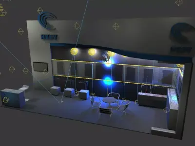 Exhibition - Area - 3X9-3DMAX2009-28 3D model