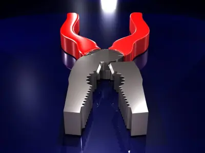 Plier pliers Free low-poly 3D model