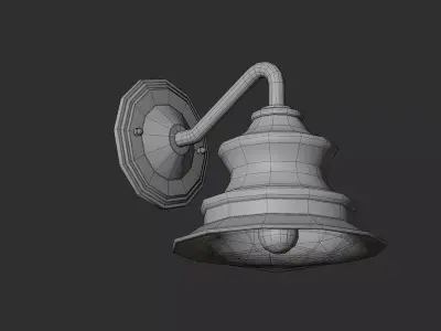 Lamp outdoor 01 Free 3D model