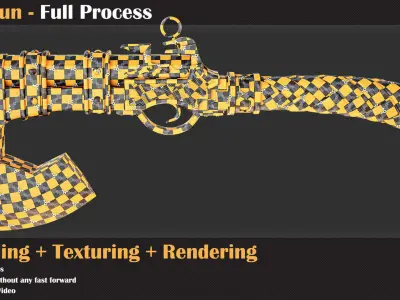 Axe Gun Tutorial   3D model