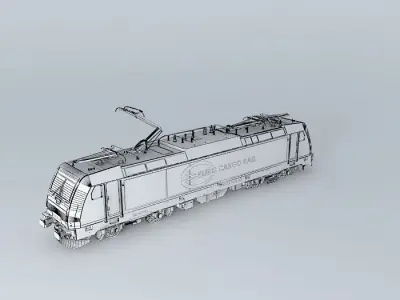 Bombardier - TRAXX F140 MS / Euro Cargo Rail livery Free 3D model