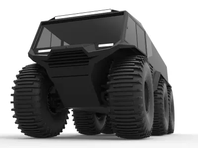 Atlas ATV 6x6 concept 3D model