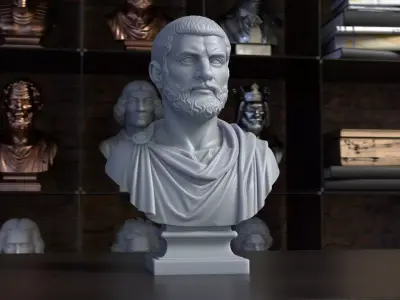 Themistocles Bust Sculpture 3D Printable STL File 3D print model