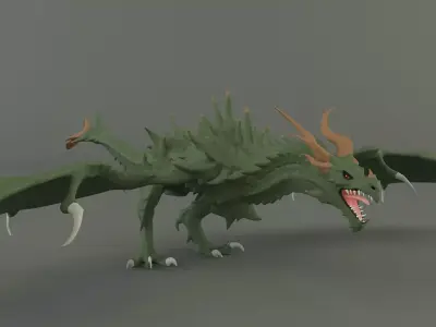 Big dragon model 3D model