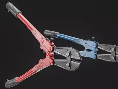 Bolt Cutter Low-poly 3D model