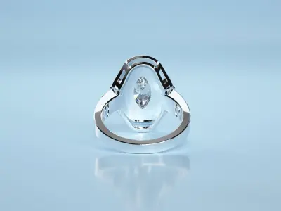 Antique Ring  3D print model buy
