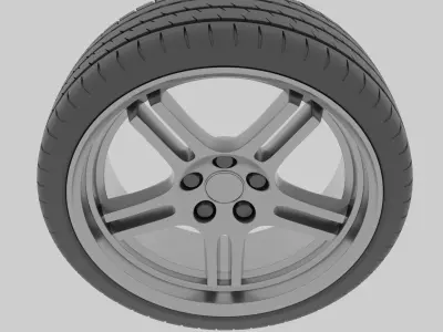 Strom DS-05 Styled Alloy Wheel Free 3D model
