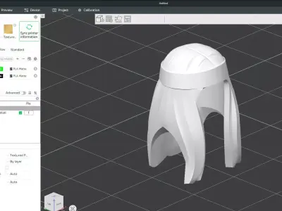Custom3Dprint Minifigure Accessory - Minifigure Hair S2 - 018 3D print model