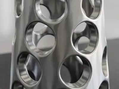 Industrial Voronoi Lattice Structure Advanced Generative Design 3D print model