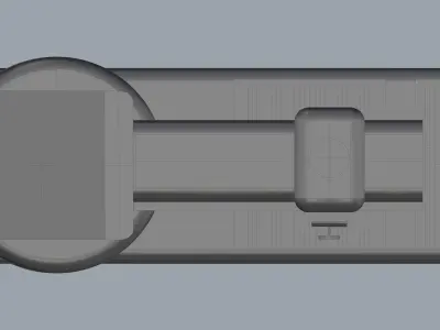 Radial Drilling Machine with Gear 3D model