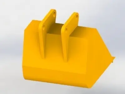 bucket 3D model get