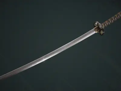 Katana Pack Low-poly 3D model